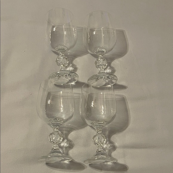 Other - Elegant Crystal Wine Glass Set - Bohemian ?‎